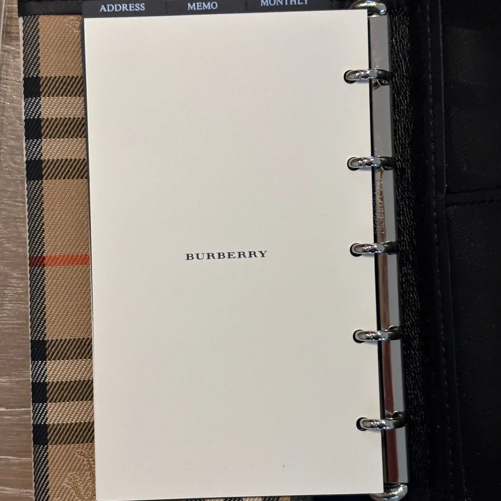 New Burberry Novacheck Black Wallet/Planner - Picture 10 of 11